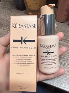 Kérastase Curl Manifesto Nourishing Leave-In Oil - Peach
